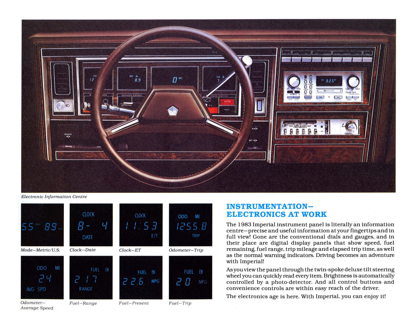 1983 Chrysler Imperial Canadian Brochure Page 7